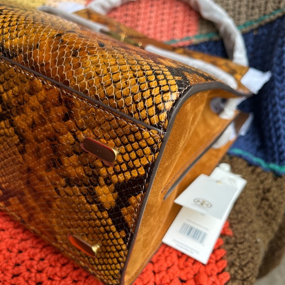 Tory Burch Lee Radziwill Exotic Double Bag - Picture 6 of 12